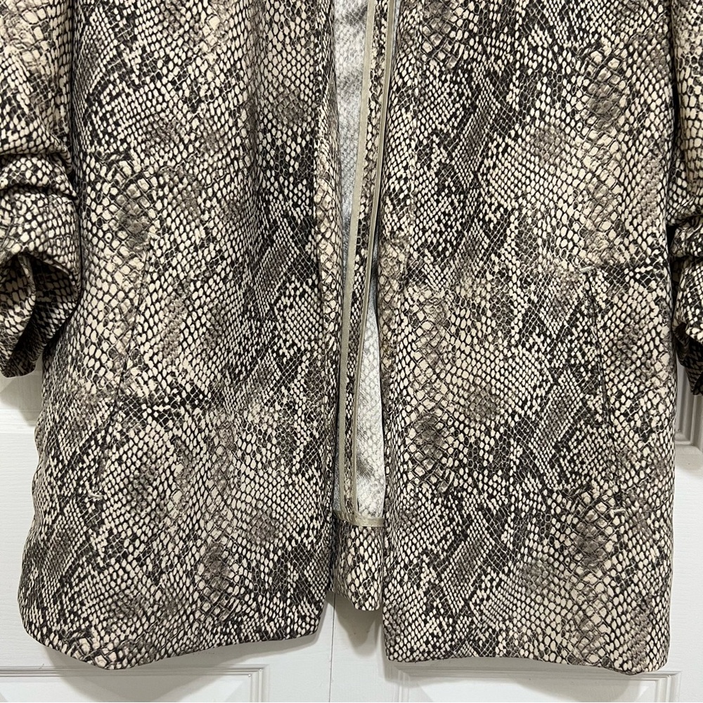 Babaton Macauley Blazer Snakeskin Python Print Si… - image 5
